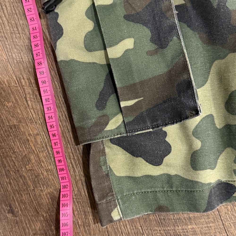 Fashion Nova Level You Up Camo Cargo Pant - Olive/combo (S) - Picture 11 of 13